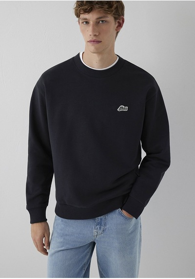 Mavi Logo Sweatshırt Antrasit