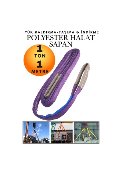 1 Ton 1 Mor Polyester Sapan - Yüksek Mukavemetli Yük Kaldırma Ve Taşıma Spanzeti - Endüstriyel Sınıf, Güvenli Bağlama Ve Sabitleme Halatı Ağır Yük Taşıma, İndirme ,sabitleme Halatı 1 Ton 1 Mor Polyester Sapan - Yüksek Mukavemetli Yük Kaldırma Ve Taşıma Spanzeti - Endüstriyel Sınıf, Güvenli Bağlama Ve Sabitleme Halatı Ağır Yük Taşıma, İndirme ,sabitleme Halatı