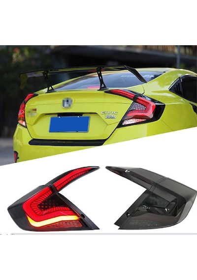Honda Civic Fc5 2016-2021 Omurga Füme Ledli Arka Stop Lambası