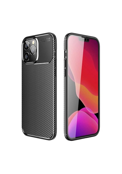 Apple Uyumlu iPhone 14 Pro Uyumlu Tchs Negro Silikon Kılıf-siyah Siyah