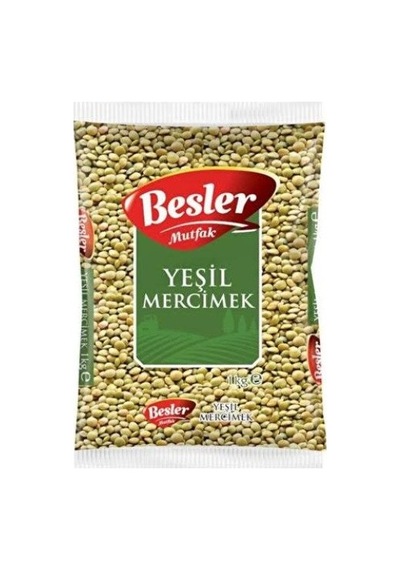 Besler Yeşil Mercimek 1 Kg