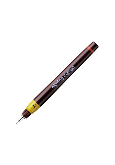 Isograph Teknik Çizim Kalemi, 0,35 Mm, Siyah Mürekkep