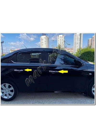 DB Chrome Peugeot 301 Kapı Kolu Nikelajı 2012 Sonrası 4 Kapı P.Çe