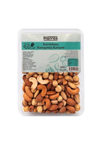 Kavrulmuş Lüks Karışık Kuruyemiş 300 G X 2 Adet - Badem Kaju Antep Fıstıklı Taze Çerez