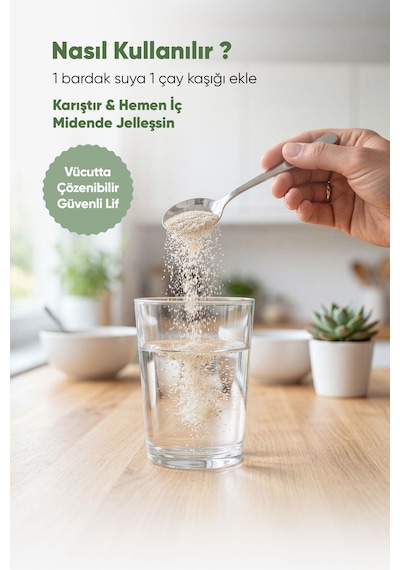Karnıyarık Otu Tozu Psyllium 150 Gr. Doğal Ve Katkısız