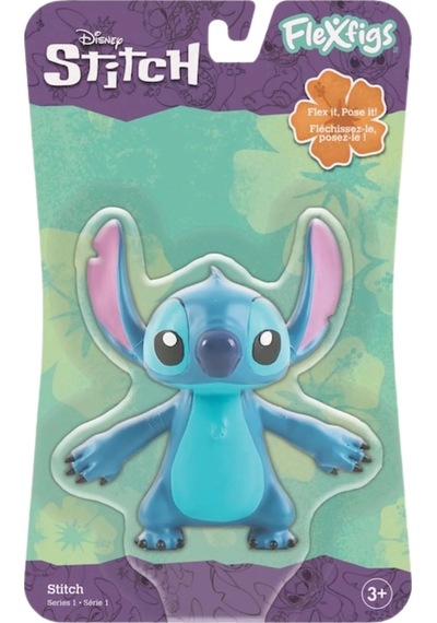 Orijinal Disney Flexfigs Stitch Oyuncakları Figürleri 10cm Stitch