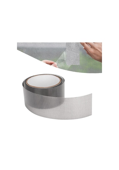 6582 Kendinden Yapışkanlı Sineklik Tamir Bandı Gri 48mm 2mt