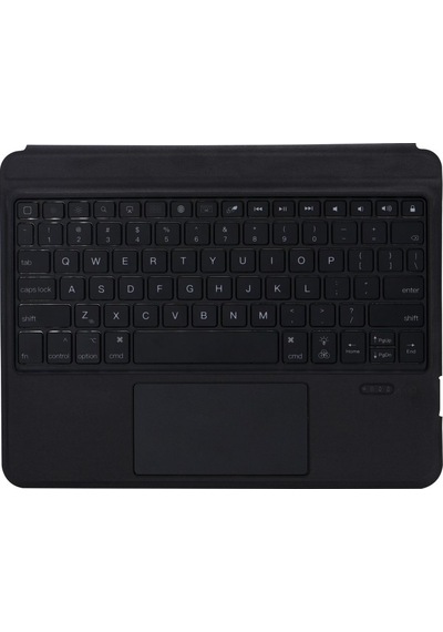 Apple Uyumlu iPad, Air 11inç M2 2024 Kılıf Led Işıklı Magnetik Standlı Klavyeli Kılıf A2902 A2903 A2904