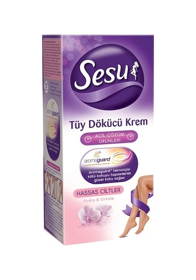 Sesu Tüy Dökücü Krem Hassas Ciltler 40 Ml
