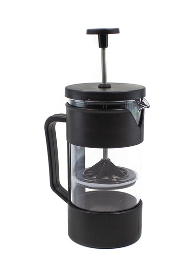 French Press Filtre Kahve Bardağı Bitki Çayı Demlik 420 Ml Siyah