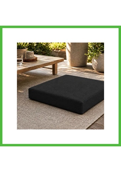 Vaveni Kare Blok Minder 50 50 7 Cm Siyah İç Mekân Arz