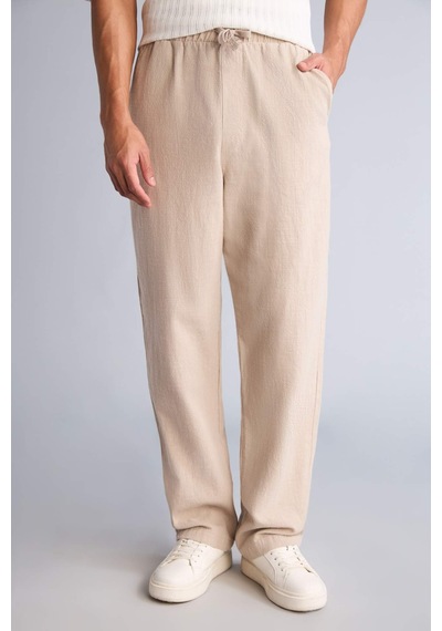 Defacto %100 Pamuk Baggy Fit Pantolon G2592ax26spbg170 Bej-bg170
