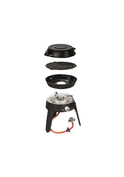 Cadac Safari Chef 30 Lp Lite Barbekü - Tüplü 3 Pişirme Yüzeyli Siyah
