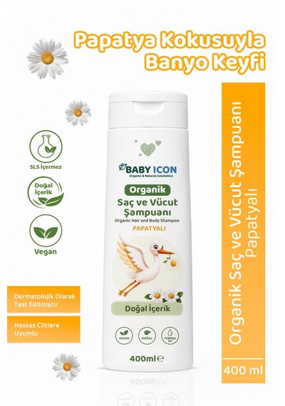Doğal Vegan Papatyalı Saç Ve Vücut Şampuanı