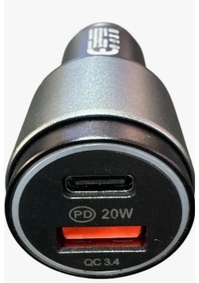 Hızlı Araç Şarjı 55w Type-c & Usb1 Araç Şarj Başlığı 55w Type-c & Usb1