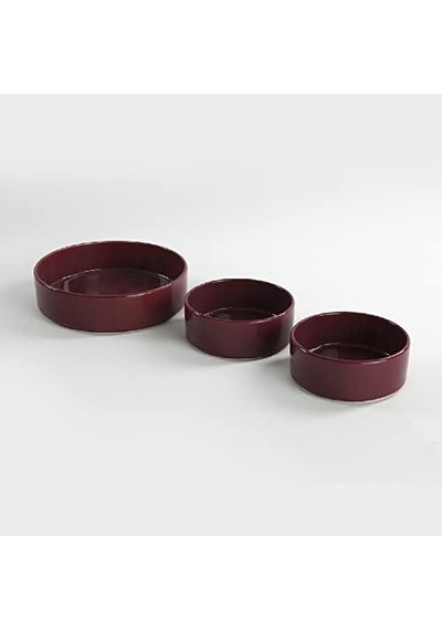 Mürdüm Stackable Salata/çerez Seti 3 Parça Açık Mavi