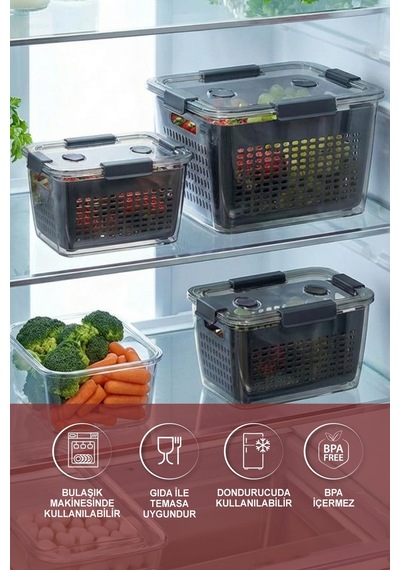 Selka Home Lavin 4 Lt. Saklama  Kabı