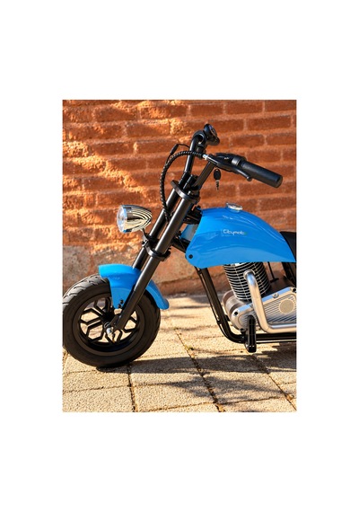36v 180w Chopper Akülü Motor Elden Gazlı Dumanlı Şişme Lastikli Lityum Pilli Mavi