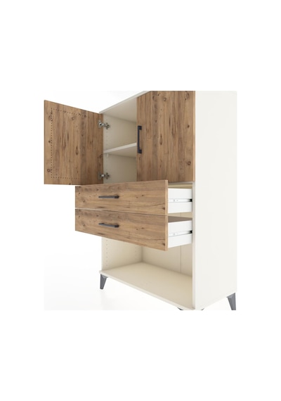 Hyperion Dolap 2 Raflı 2 Çekmeceli 2 Kapaklı 88x44x134 Aytaşı-çam Aytası