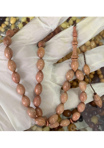 PEMBE FİL AĞACI (PİNK İVORY) TESBİH ARPA MODEL