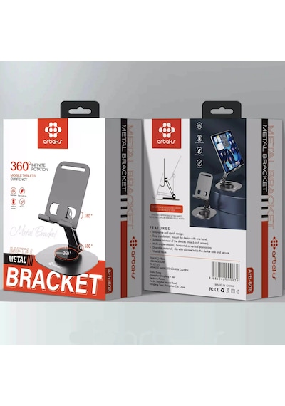 Metal Masa Üstü Telefon Tutucu Arbaks Arb-608 Çok Renkli