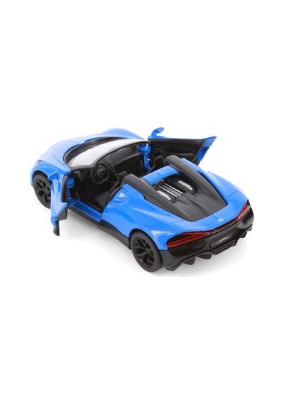 Kinsmart Bugatti Mistral Çek Bırak Metal Lisanslı Araç Mavi