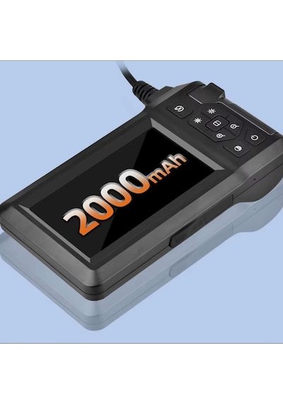 30 Metre Endoskop Ekranlı Yılan Kamera 8 Mm Çift Lens 1080p