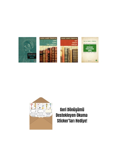 Faruk Kadri Timurtaş 4 Kitap Set + Okuma Sticker'ları