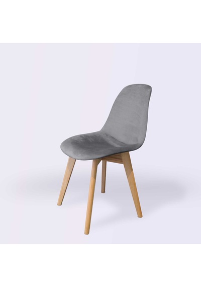 Woodesk Dallas Ağaç Ayaklı, Gri Renk Sandalye Snd3023-grı