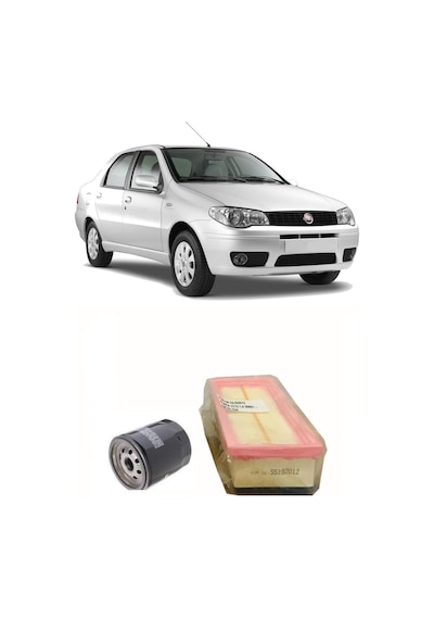 Fiat Albea 1.4 8 Valve Motorlar Için Hava Ve Yağ Filtresi Seti
