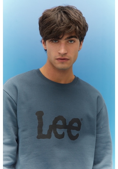 Lee Regular Fit Normal Kesim %100 Pamuk Sıfır Yaka Sweatshirt L80X003 Çok Renkli