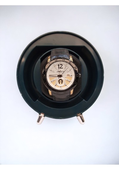 Watch Winder, Otomatik Saat Kurma Kutusu Yuvarlak Model