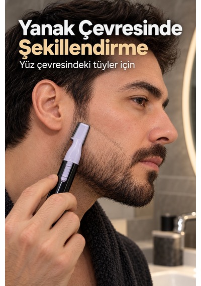 Sakal Şekillendirme Ve Bıyık Kaş Düzeltme Cihazı - Lisinya