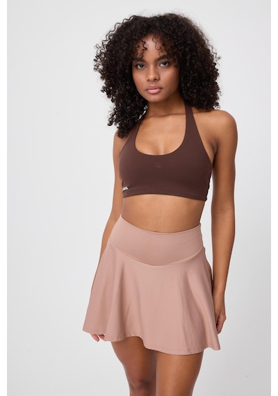 Hıghrıse Flexflow Yüksek Bel Tenis Spor & Aktif Yaşam Etek-şort Skort -2857 Bej