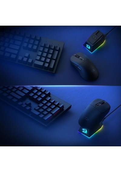 M998 Hafif Kablosuz Oyun Faresi, Rgb Manyetik Şarj Yuvası, Bt/2.4g Kablosuz/kablolu Optik Fareler, 24000 Dpı, Pc/mac İ Genel