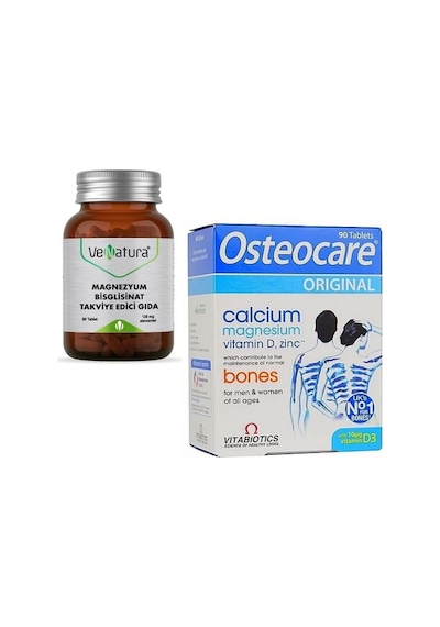 Venatura Magnezyum Bisglisinat 60 Tablet + Osteocare 90 Tablet