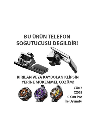 Hepsi Memo Cx07-cx08 Modelleri İçin Yedek Klips Aparat- 5775 Najmaddin