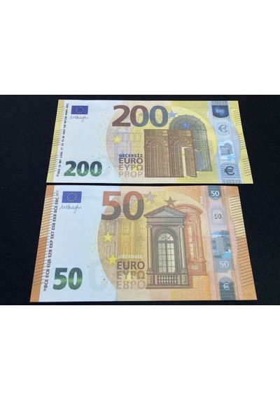 200 Adet Geçersiz 50 ve 200 Euro Düğün Para Dizi Film Tiktok Ve