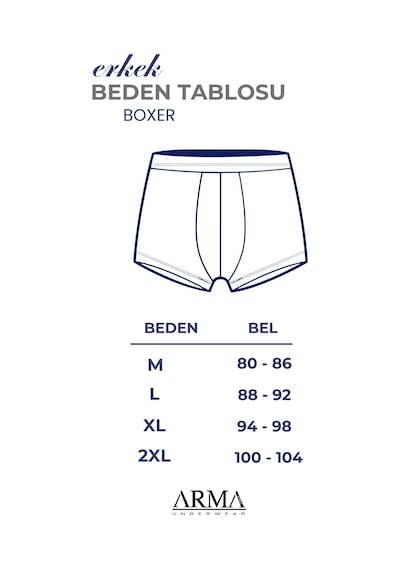 Arma Yıldız Erkek Bambu Boxer Yeşil İnce Bel Lastikli 5'li Paket-yeşil Yeşil