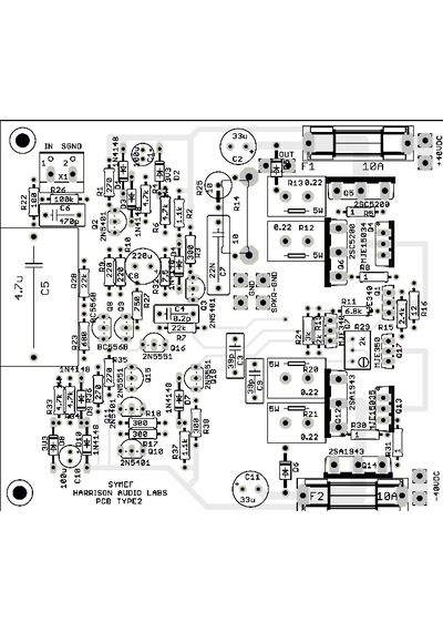220 Watt Amfi Ses Devresi Harrison Audio Labs Symf