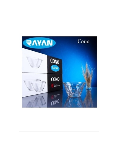 Tedar Cono Maria 6'lı Büyük Cam Kase Royaleks-69816 Najmaddin 6411267