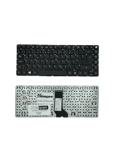 Acer İle Uyumlu Aspire Es1-332-c7a1, Es1-432-c0bk Notebook Klavye Siyah Tr