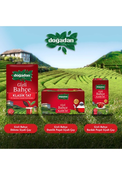 Doğadan Gizli Bahçe Dökme Siyah Çay 3 x 1 KG