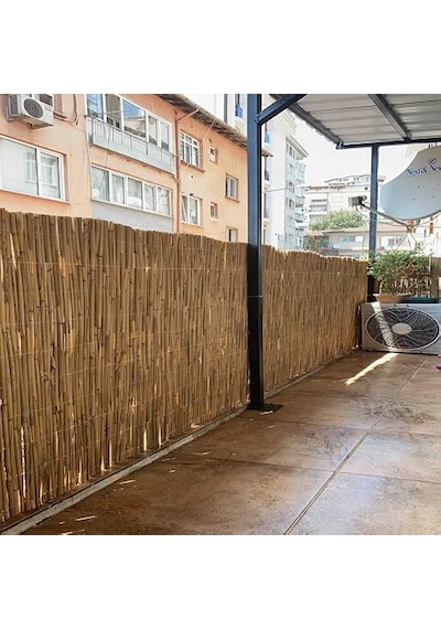 1.20 Cm X 3 Metre Hasır Kamış Bahçe&balkon Çiti Dekarasyon