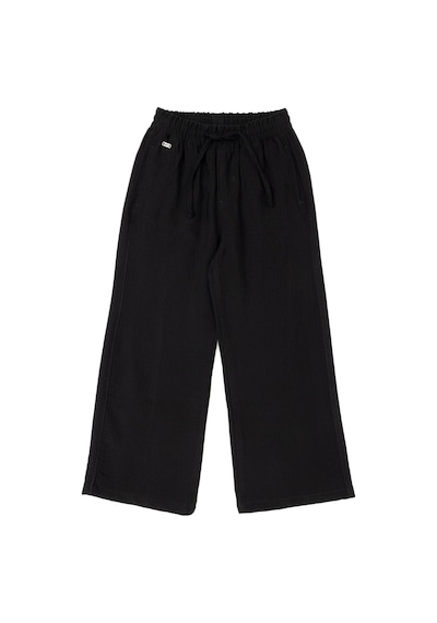 U.s. Polo Assn. Kız Çocuk Siyah Pantolon Kanvas-chino 50288857-vr046 Siyah