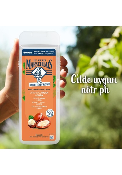 Lpm Organik Argan Ve Shea 400ml Duş Jeli Ahududu