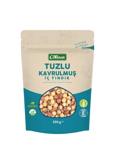 Çotanak 250 Gr Tuzlu Kavrulmuş İç Fındık-97 250 G