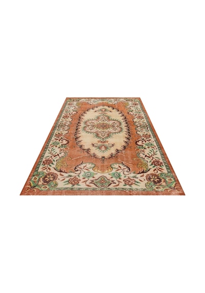 Klasik Modern Vintage Eskitme El Dokuma Halı 185 X 263 Cm 9384