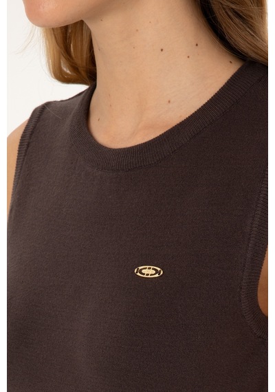 U.s. Polo Assn. Kadın Koyu Kahverengi Kazak /triko 50314625-vr084 Koyu Kahverengı