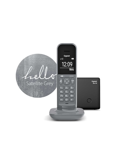 Gıgaset Cl390, Dect Telefon, Gri, 12 Saat Konuşma, 180 Saat Bekleme, 150 Kişilik Rehber